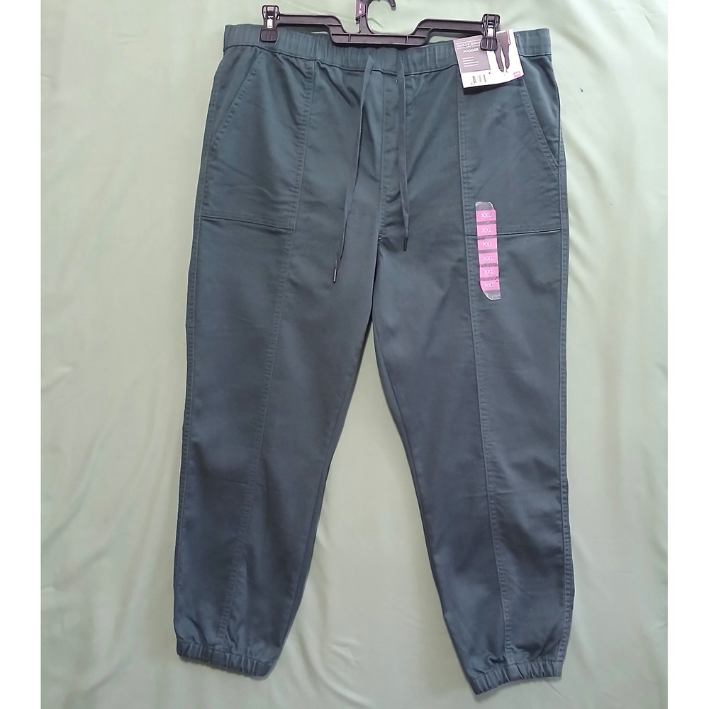NWT Berkley Jensen Women's Green High Rise Pull On Corded Jogger Pants Size XXL